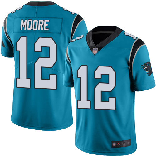 Carolina Panthers Limited Blue Men DJ Moore Alternate Jersey NFL Football 12 Vapor Untouchable